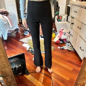 Black stretchy high rise free people pants